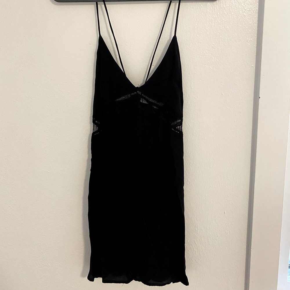 (NWT) UO Mini Black Lace Dress